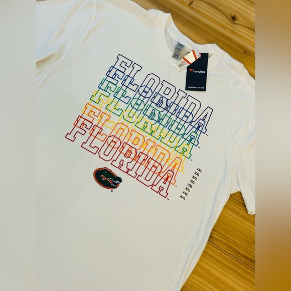 NWT Fanatics Florida Gators men’s Crew Neck t-shirt Size XXL - Picture 2 of 7